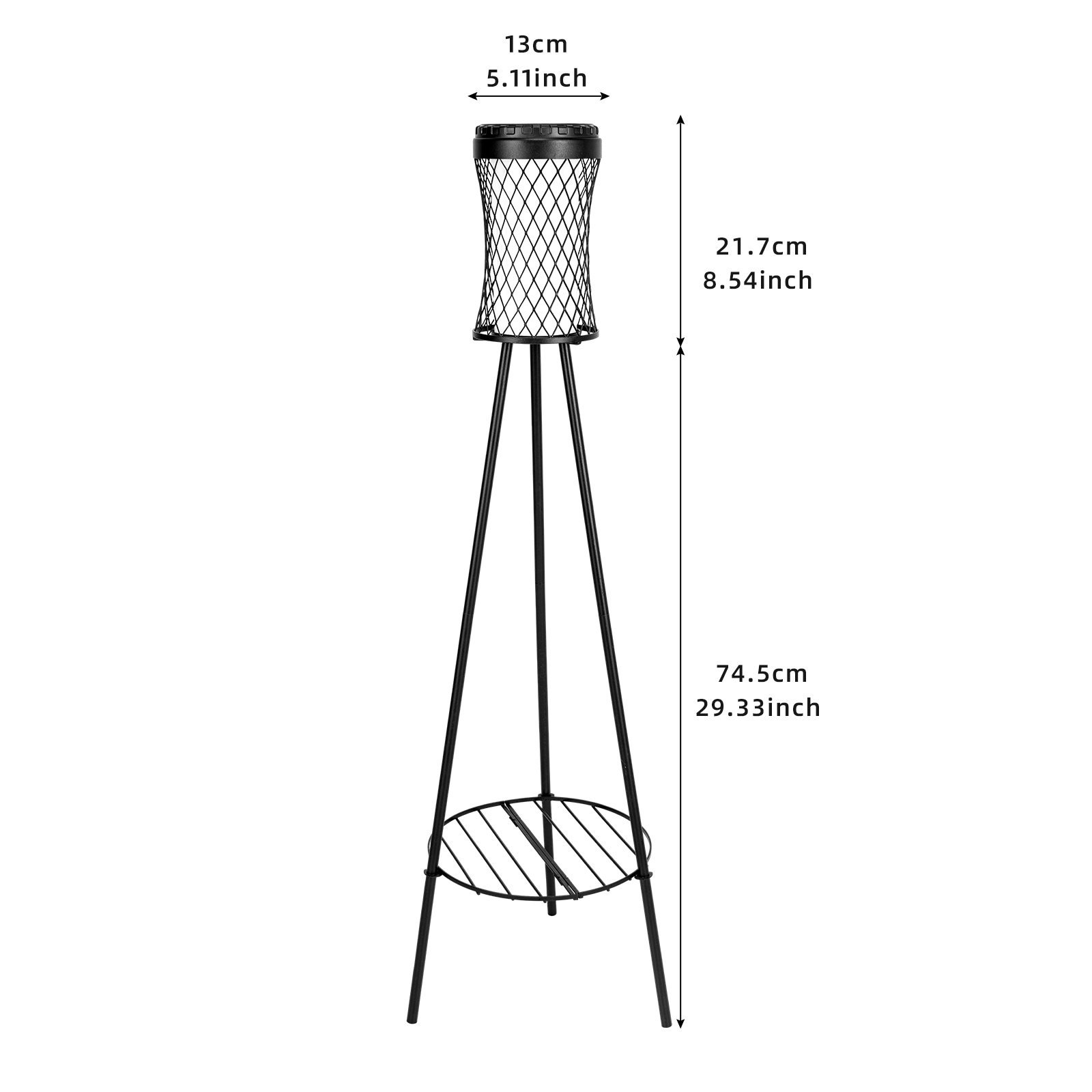 Solar floor lamp with plant stand โ floor lamp design